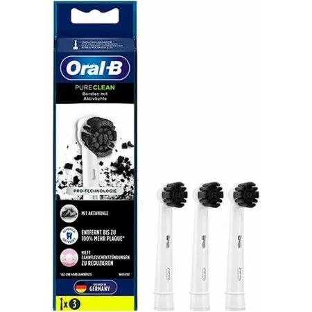 Oral-B Pure Clean Charcoal børstehoveder 3 stk.