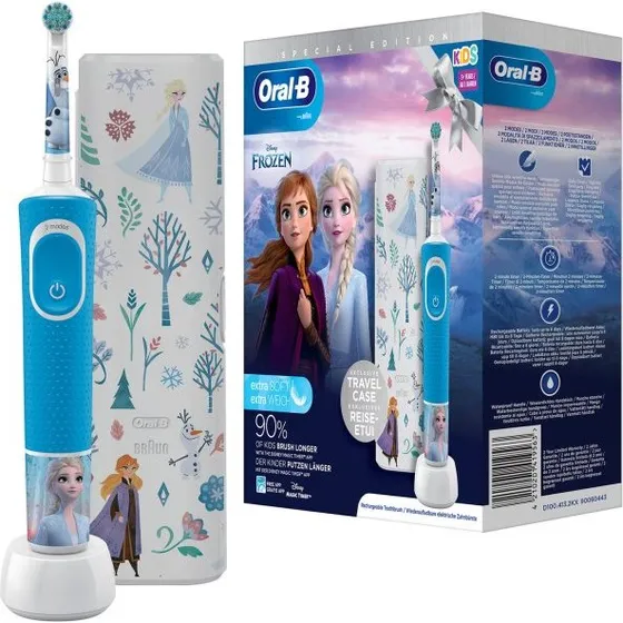 Braun Elektrisk Tandbørste D100 Kids Frozen Blå