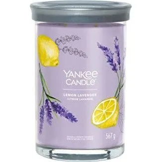 Yankee Candle Signature Glaslys Citron & Lavendel - 340 g