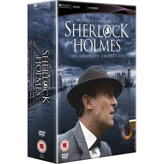 Sherlock Holmes: Komplet samling (16 DVD)