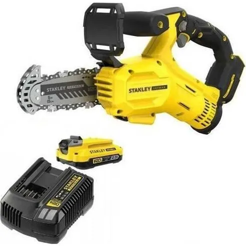 STANLEY V20 SFMCPS415D1 Kædesav 15 cm med batteri og oplader