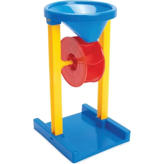 Dantoy sandmølle H:27 cm, blå/rød