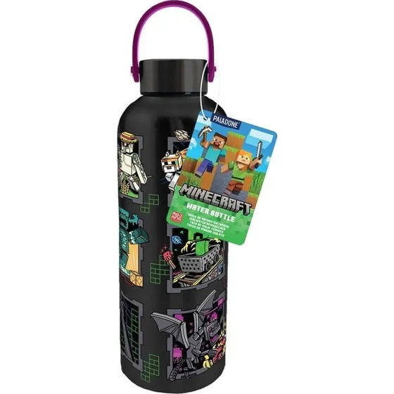 Paladone Minecraft Mascots Metal Vandflaske 500 ml