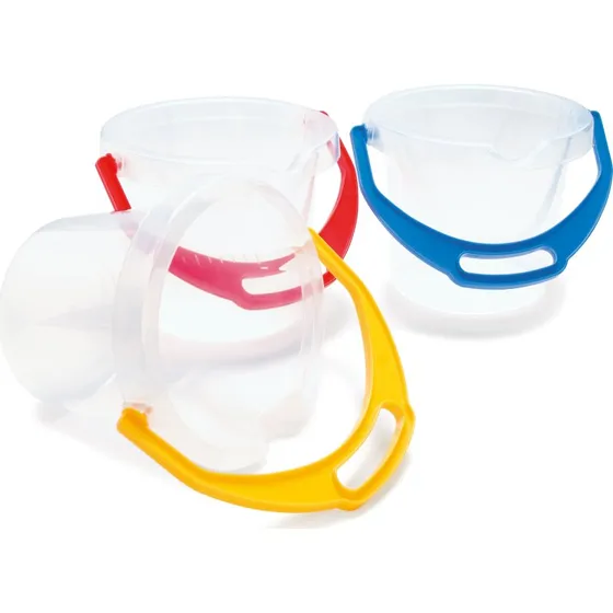 Dantoy spand, frosted gennemsigtig 1,0 L, H 13,5 cm