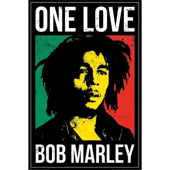Bob Marley (One Love) Plakat - 61 x 61,5 cm