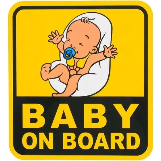 Bilskilt - BABY ON BOARD