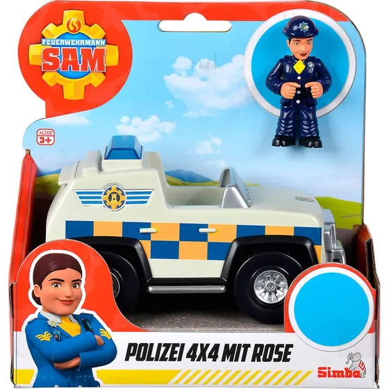 Simba Brandmand Sam Police 4x4 med Rose-figur