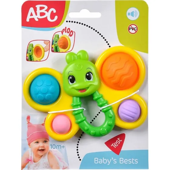 ABC Gribelegetøj Sommerfugl - Bidelegetøj til baby
