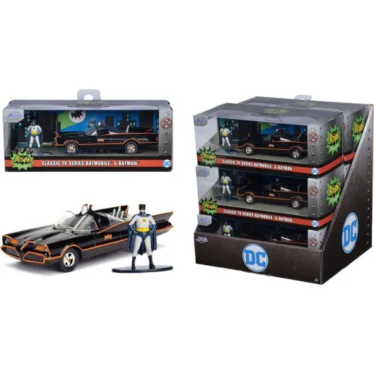 Jada Toys Batman 1966 Classic Batmobile med figur 1:32
