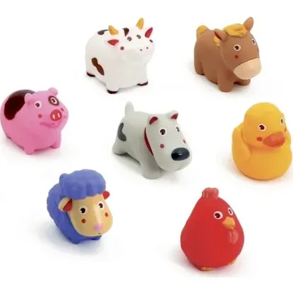 Lüdi Badedyr - Bondegårdsdyr, 7 stk.