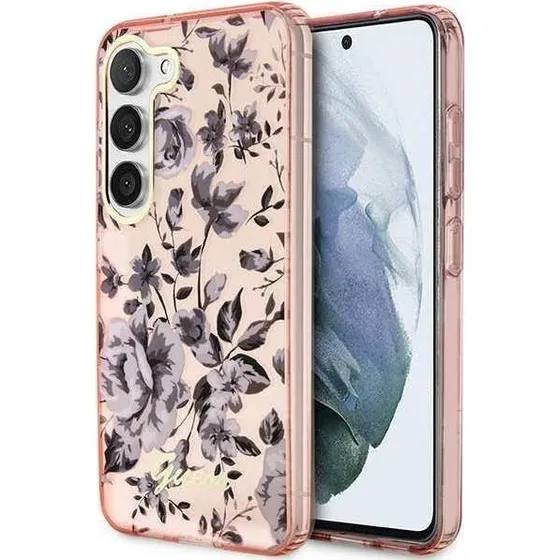 Guess GUHCS23MHCFWSP Flower Collection Hardcase - Pink