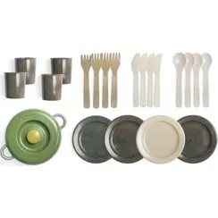 Green Bean spisesæt 22 dele – 100% genanvendt