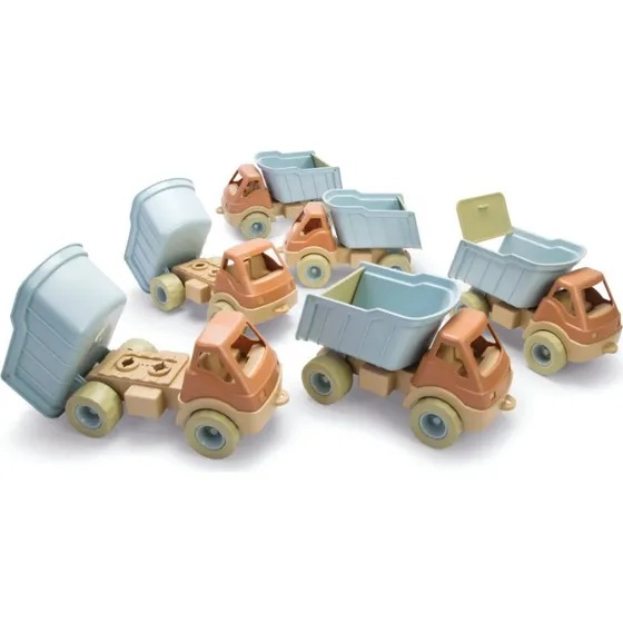 Dantoy Svanemærket BIOplast lastbilssæt, 6 stk (fra 2 år)