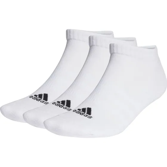Adidas Cushioned Low-Cut Socks 3-Pack - Hvid