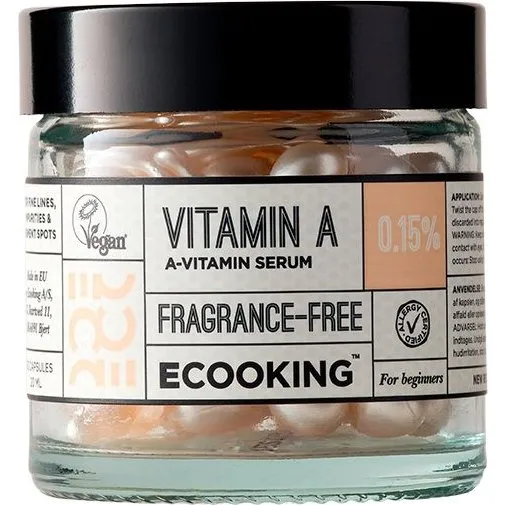 ECOOKING A-vitamin Serum 0,15% — 60 kapsler