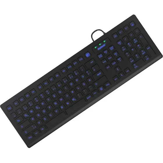 KeySonic KSK-8031INEL-B Industritastatur QWERTZ Sort