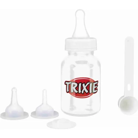 Trixie Sutteflaskesæt 120 ml - Transparent/Hvid