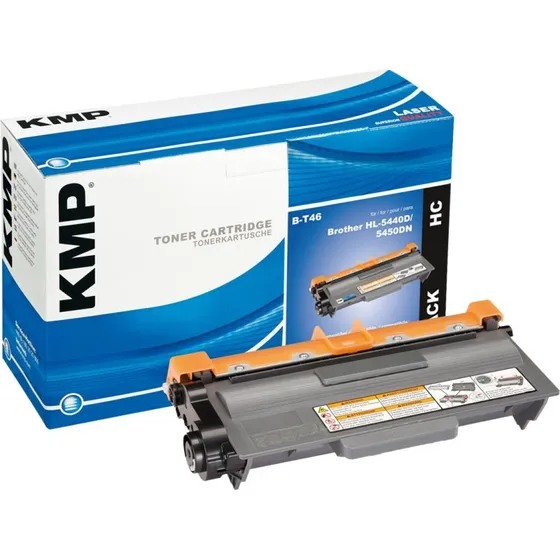 KMP B-T46 Sort Toner til Brother TN3380 - 8500 sider