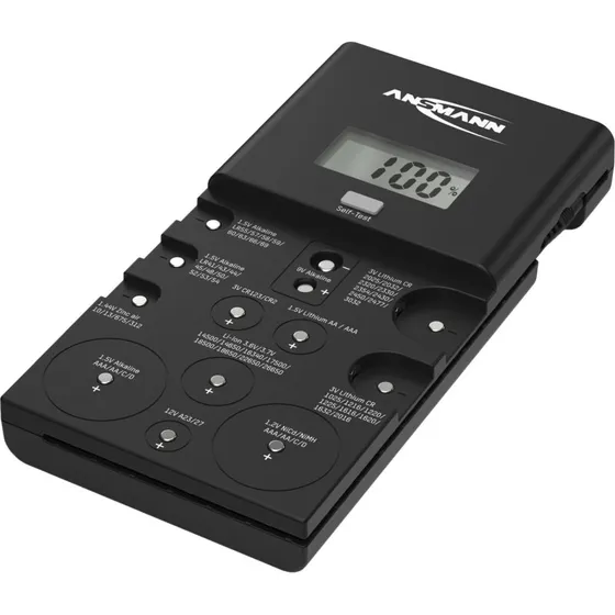 Ansmann Batteritester med LCD Display