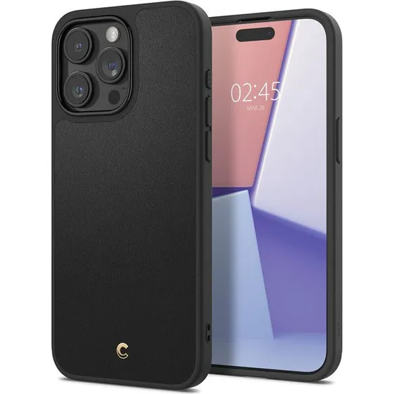 Spigen Cyrill Kajuk MagSafe Cover til iPhone 15 Pro Max - Sort
