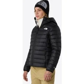 The North Face Classic Down Hooded Jacket – Dame, TNF Black
