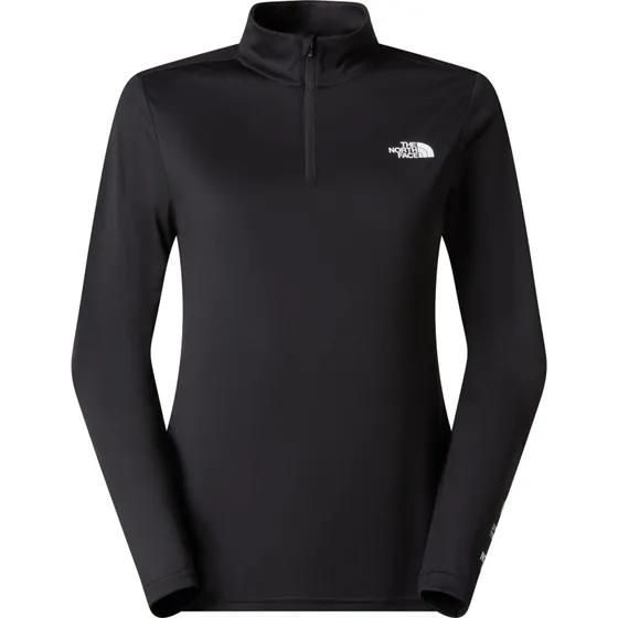 The North Face W Flex 1/4 Zip Langærmet Top - TNF Black