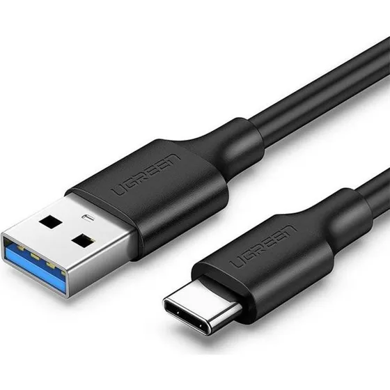 UGREEN US184 USB-A til USB-C 3.0 Kabel - 1m - Sort