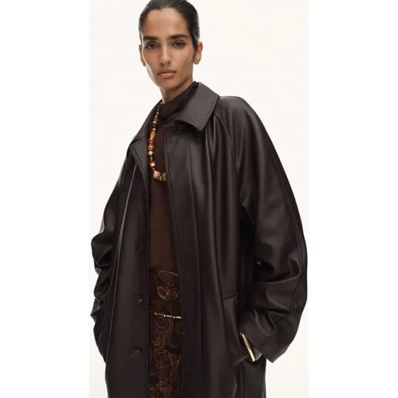 Mango Taylor klassisk trenchcoat - brun