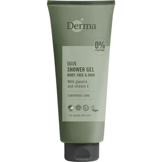 Derma Man 3-i-1 Shower Gel Body, Face & Hair 350 ml