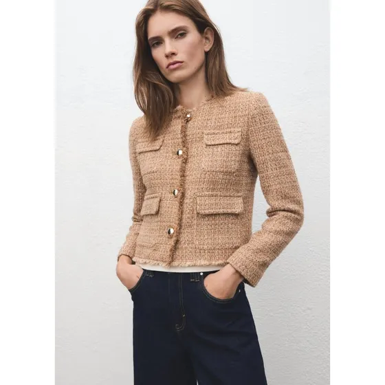 Mango Summer-jakke, mørkebrun