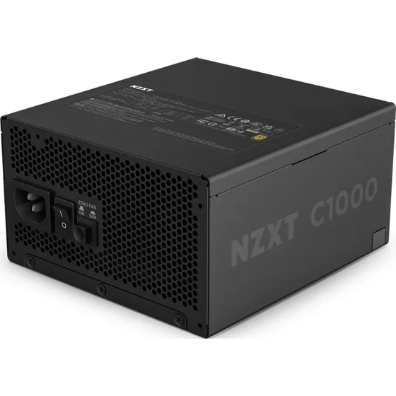NZXT C-Series C1000 (2024) 1000W ATX 3.1 Gold Strømforsyning - Sort