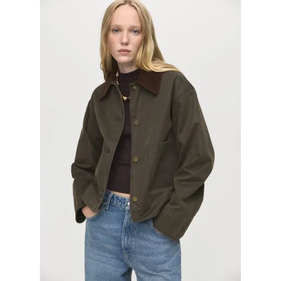 Mango let sommerjakke - khaki