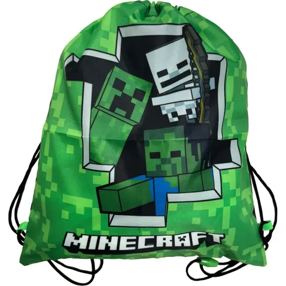 GEEKD Minecraft Creeper gymnastiktaske - 37 cm