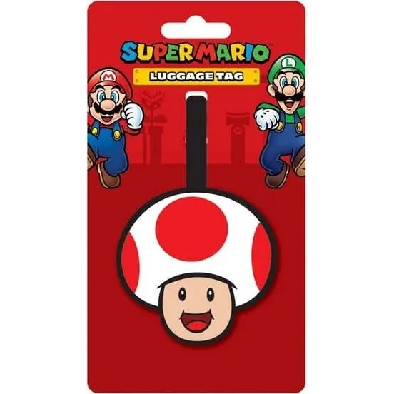 Super Mario Toad Kuffertmærke