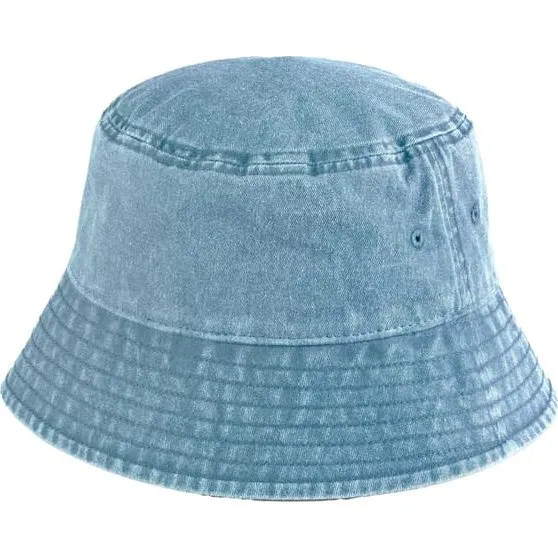 Beechfield Unisex Vintage Bucket Hat i vasket bomuld