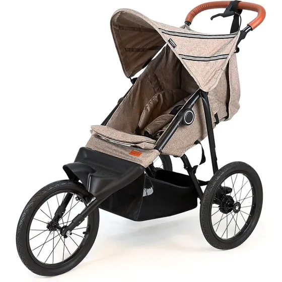 BabyTrold Jogger Sand – letvægts joggevogn (8 kg)