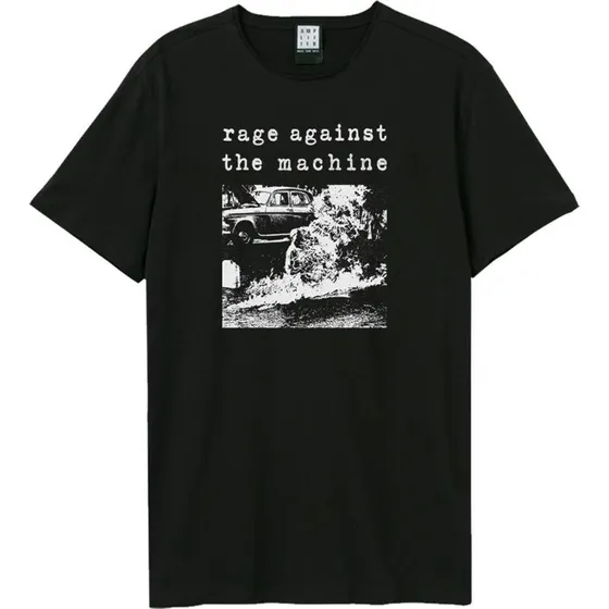 Amplified Rage Against the Machine Monk T-shirt i bomuld