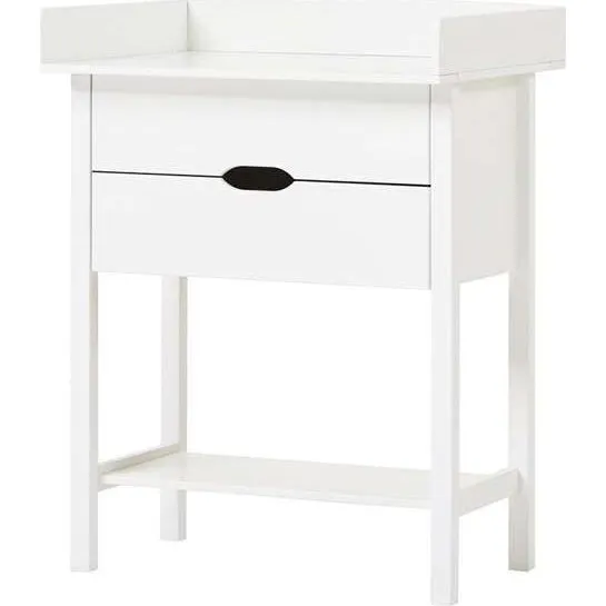 Isabella puslekommode, hvid med aftagelig pusletop