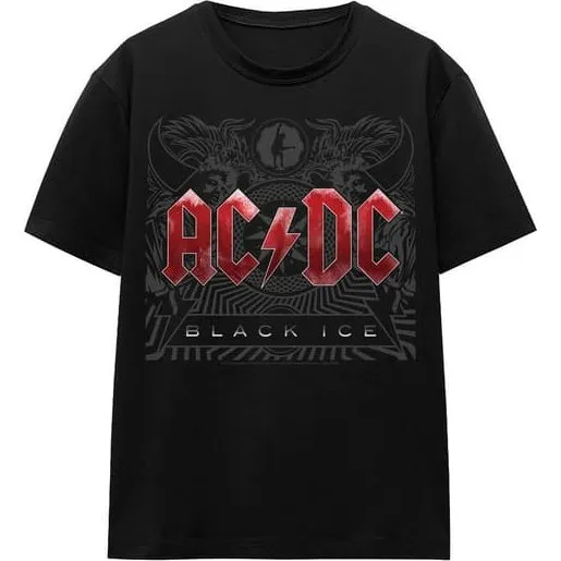 AC/DC Unisex T-shirt med Black Ice design