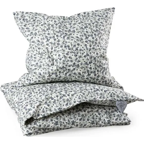 Sebra Sengetøj - Junior Blue Olive