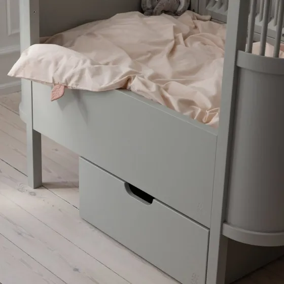 Sebra Sengeskuffen Stone grå