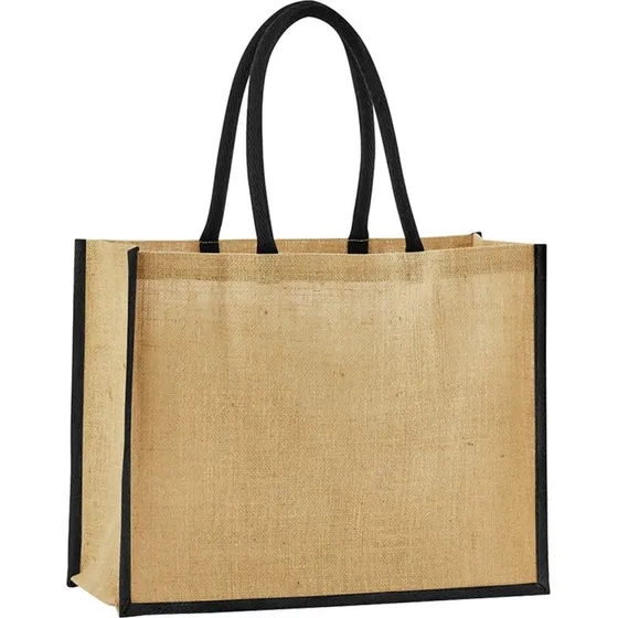 Westford Mill Classic Starched Jute Tote Bag