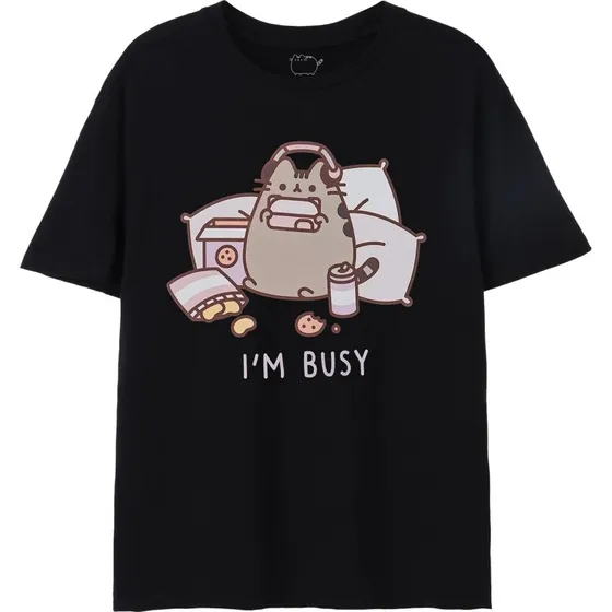 Pusheen I'm Busy Unisex T-shirt i 100% bomuld