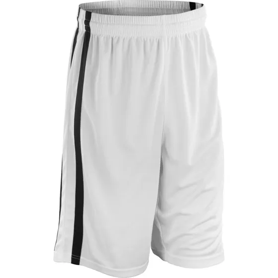 Spiro Basketball Shorts til mænd med kontraststribe