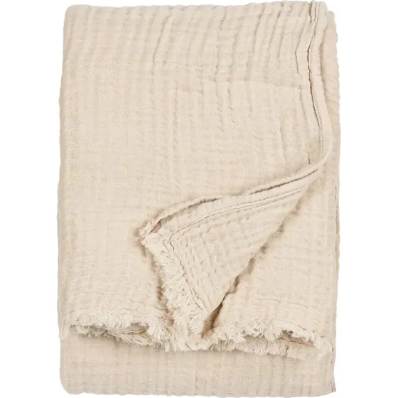 Yard Lark Cotton Crinkled Throw i 100% bomuld