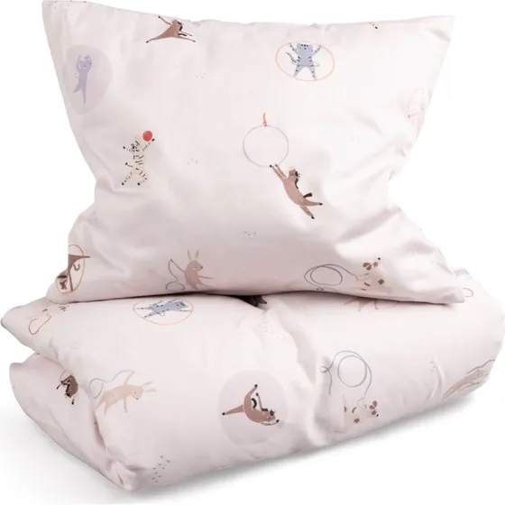 Sebra Bed Linen Junior Teeny Toes - Juniorsengetøj, Lilla