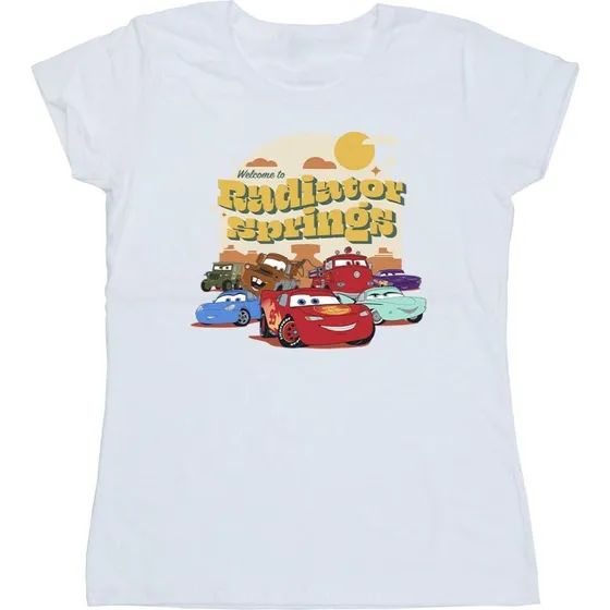 Disney Cars Radiator Springs T-shirt til damer i bomuld