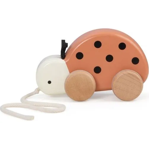 Sebra Trækdyr Mariehøne Luca, mørk orange