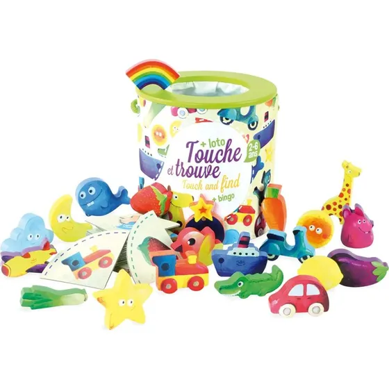 Vilac Føl og Find - Træspil til sanse- og finmotorik