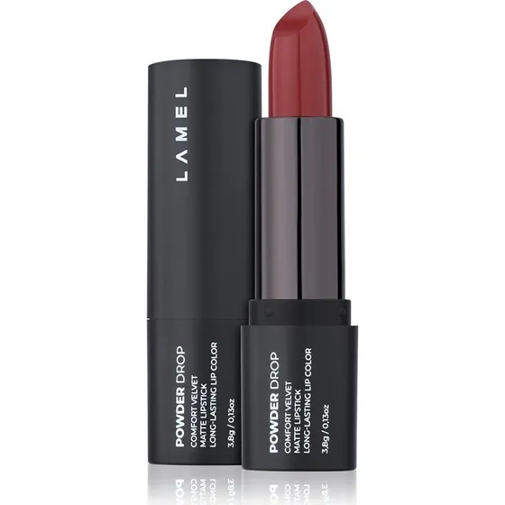 Lamel Powder Drop Mattifying Lipstick Color №401, 3,8 g